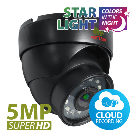 5.0MP IP camera IPD-5SP-IR Starlight 1.0 Cloud Black