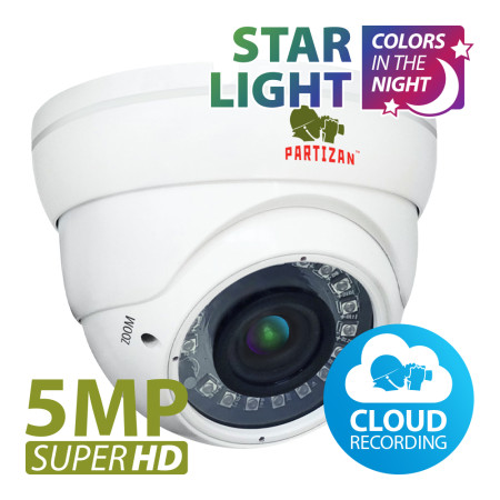 5.0MP IP Varifocal camera IPD-VF5MP-IR Starlight 2.0 Cloud