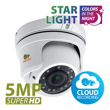 5.0MP IP Varifocal camera IPD-VF5MP-IR Starlight 3.1 Cloud