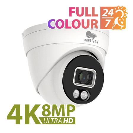 8.0MP (4K) IP camera IPD-5SP-IR 4K Full Colour SH