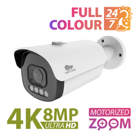 8.0MP (4K) IP Varifocal camera IPO-VF5MP AF 4K Full Colour SH