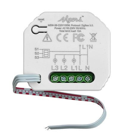 Smart Light Switch <br>MSW-3B-220V/100W ZB