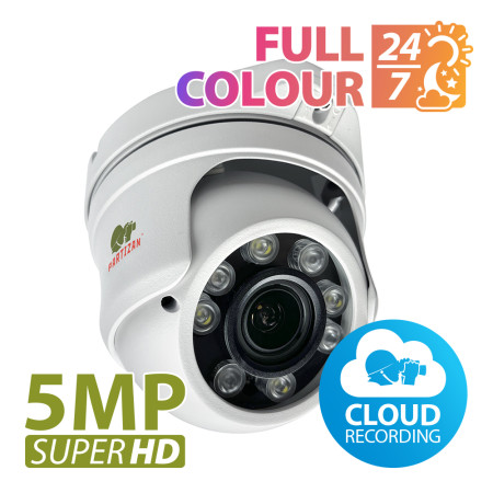 5.0MP IP Varifocal camera IPD-VF5MP-IR Full Colour 1.0 Cloud