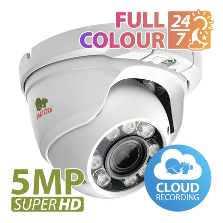 5.0MP IP Varifocal camera IPD-VF5MP-IR Full Colour 2.0 Cloud