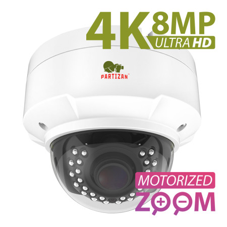 8.0MP (4K) IP Varifocal camera IPD-VF5MP-IR AF 4K