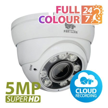 5.0MP IP Varifocal camera IPD-VF5MP-IR Full Colour 3.0 Cloud