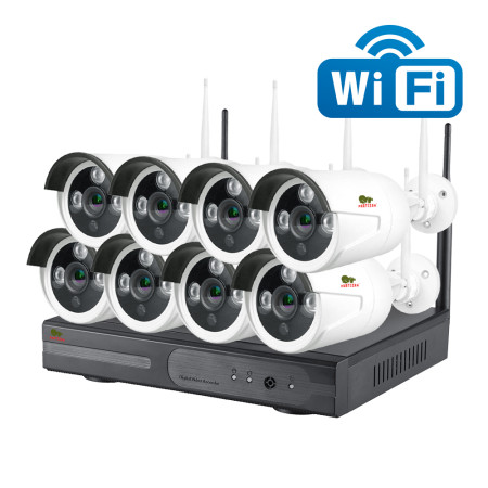 1.0MP Outdoor Wi-Fi set IP-29 8xCAM + 1xNVR