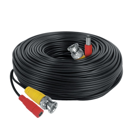 Cable 40m coax+power with connectors (for AHD cameras)