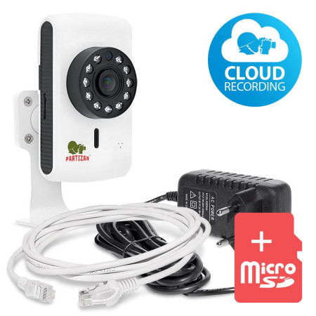 1.0 MP Indoor set IP-11 Cube camera + SD card