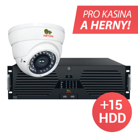 2.0MP Kasino set IP-100 1xCAM + Lokální záznam!