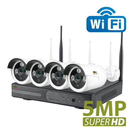 5.0MP Outdoor Wi-Fi set IP-31 4xCAM + 1xNVR (v. 1.0)