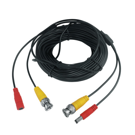 Cable 18m coax+power with connectors (for AHD cameras)