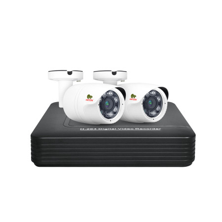 2.0MP Outdoor set IP-56 2xCAM + 1xNVR