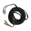 Cable 18m coax+power with connectors Super HD