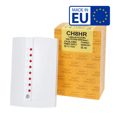 8 channels superheterodyne wireless receiver CH8HR