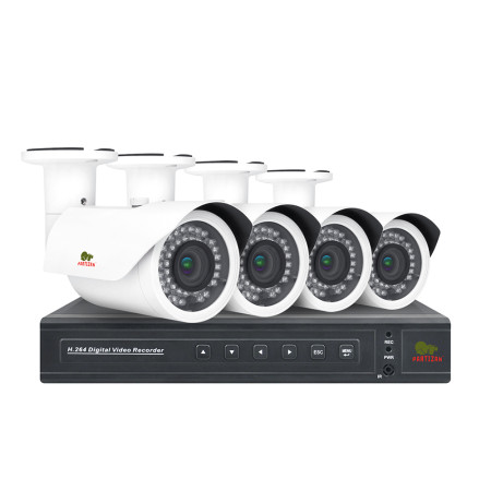 2.0MP Outdoor set PRO AHD-124 4xCAM + 1xDVR