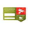 Sticker CCTV GDPR ENG